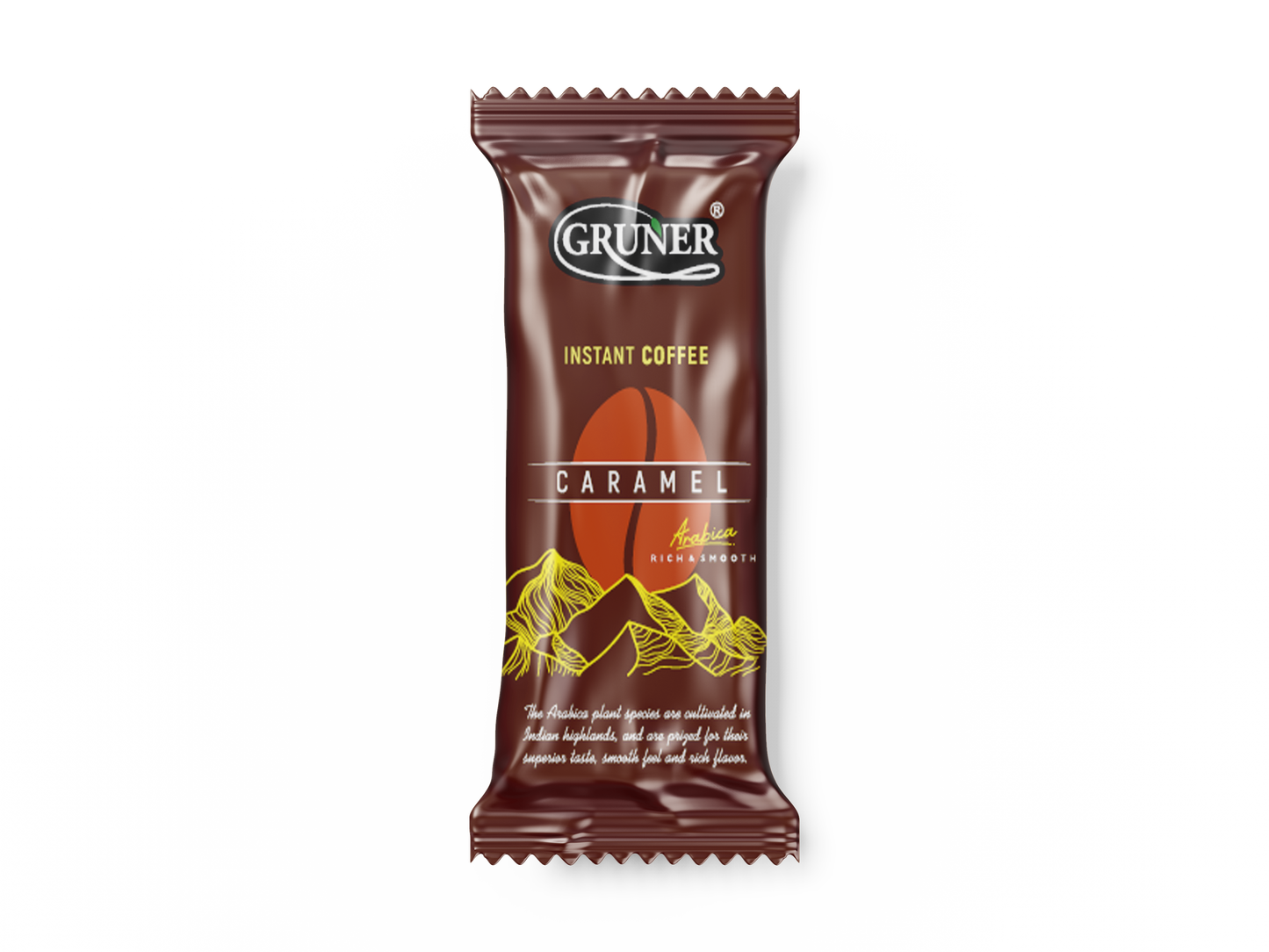 Caramel Instant Coffee Powder 3.5gm sachets (Pack of 50 sachets)
