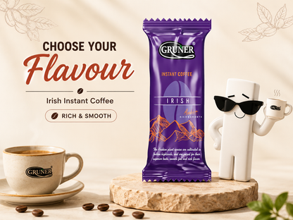 Irish Instant Coffee Powder  3.5gm sachets (Pack of 50 sachets)